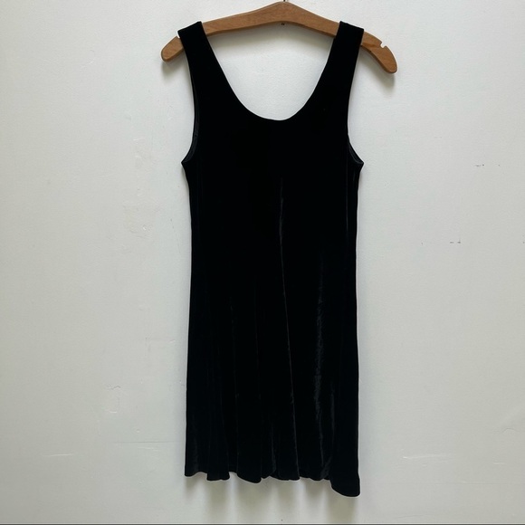 Vintage Ann Taylor Velvet Mini Dress - Picture 1 of 8